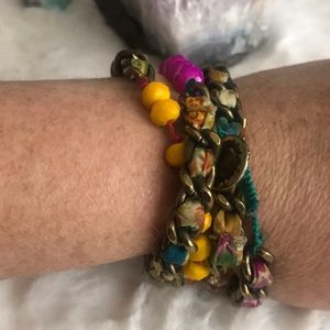 Chloe and Isabel Wrap Bracelet- retro Riveria